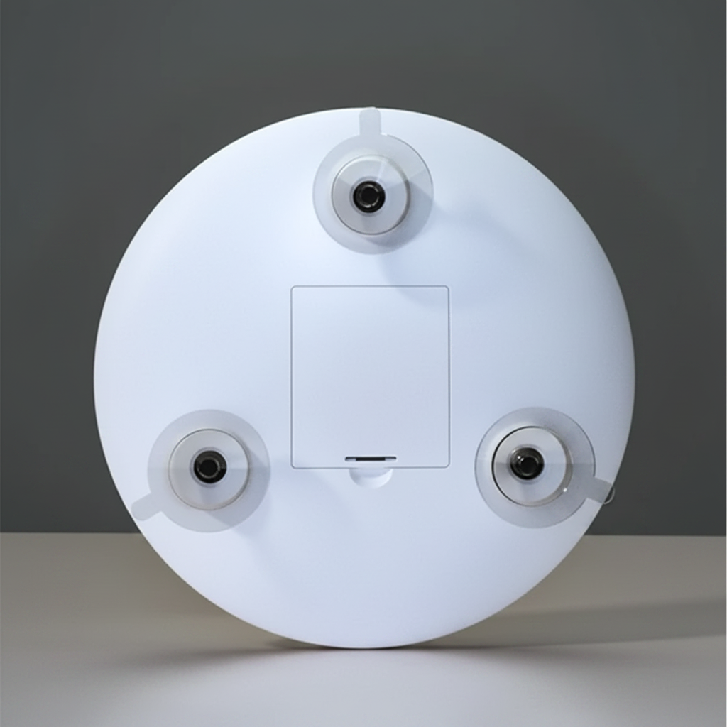 Suction-mounted 10x LED vanity mirror, perfect for precision makeup, brow work, and detailed beauty tasks.