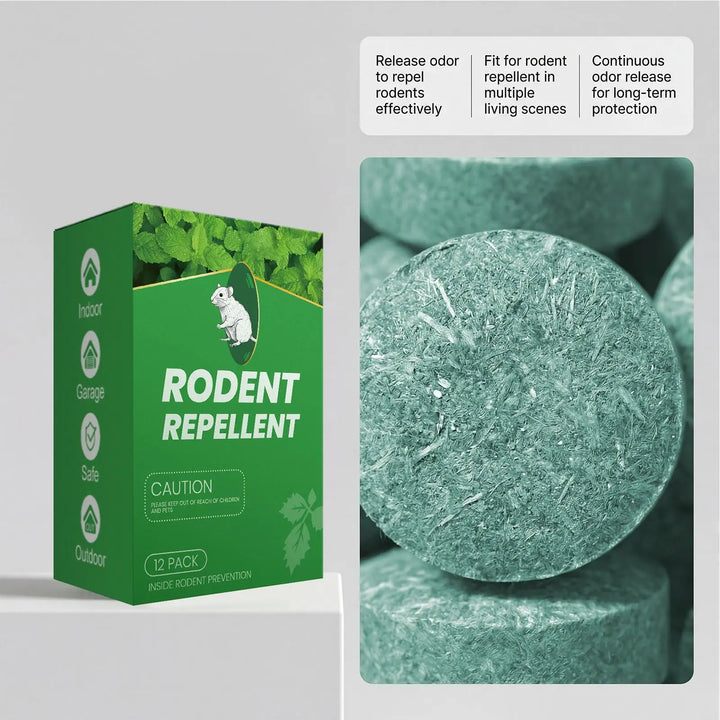 Keep rodents away with 12 peppermint oil deterrent balls, a natural & eco-friendly home protection.
