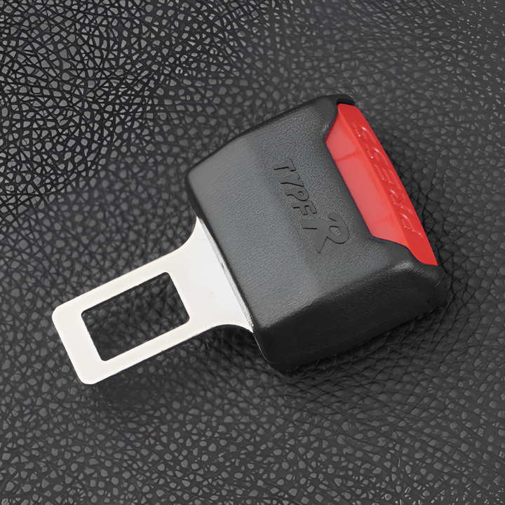 Universal vehicle seat belt extender clips (2-pack) for easy installation, adding safety and driving comfort.