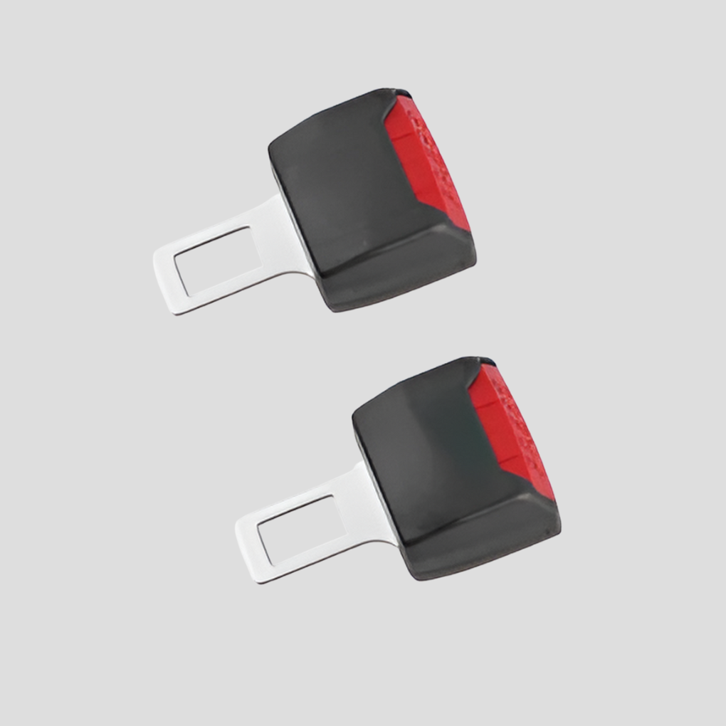 Enhance family travel safety with these 2-pack car seat belt extender clips, universal for most vehicles.