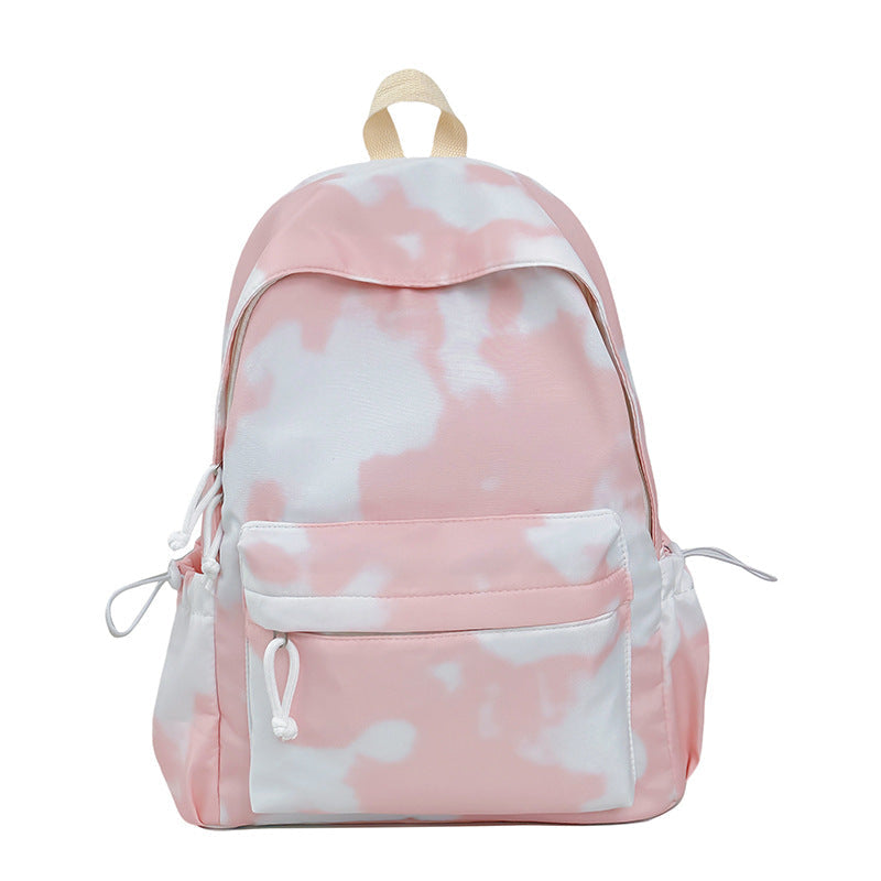 A fashionable women's lightweight backpack in black, perfect for daily essentials, school, or travel.