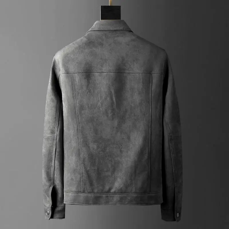A man walking in a city, sporting a stylish men's classic urban jacket, ideal for modern urban fashion.