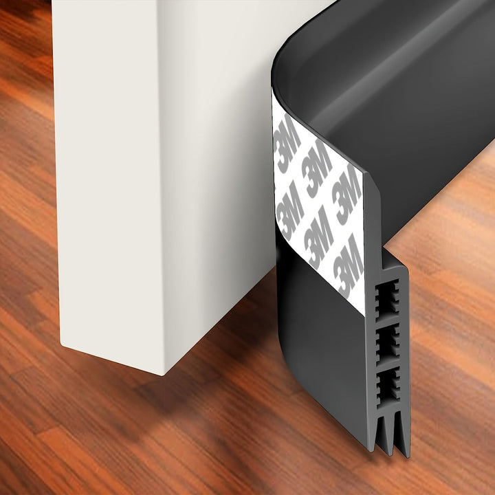 Energy-saving door draft stopper weather stripping for home insulation & comfort.
