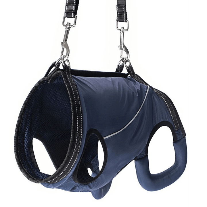 Versatile dog lift harness for indoor & outdoor use, assisting senior & injured pets with mobility & support.