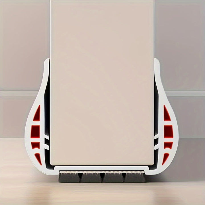 Under door draft blocker with adjustable design, providing a snug fit for various interior and exterior doors.