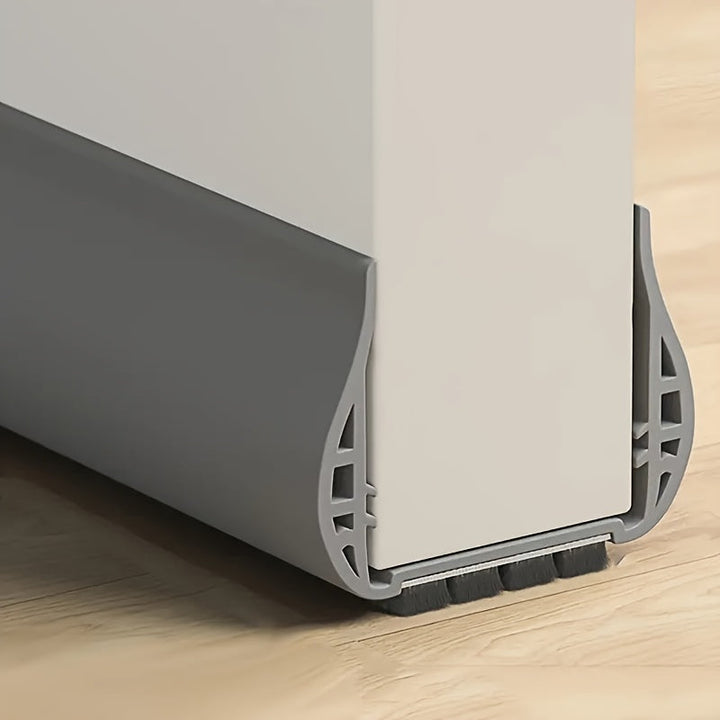 Durable door draft stopper for interior & exterior doors, offering effective weather stripping and sound proofing.