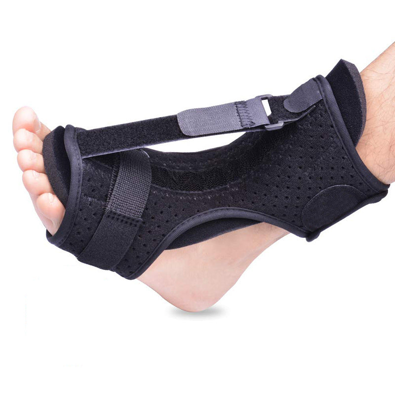 Adjustable foot night splint for plantar fasciitis & heel pain relief. Orthopedic dorsal brace for Achilles tendonitis.
