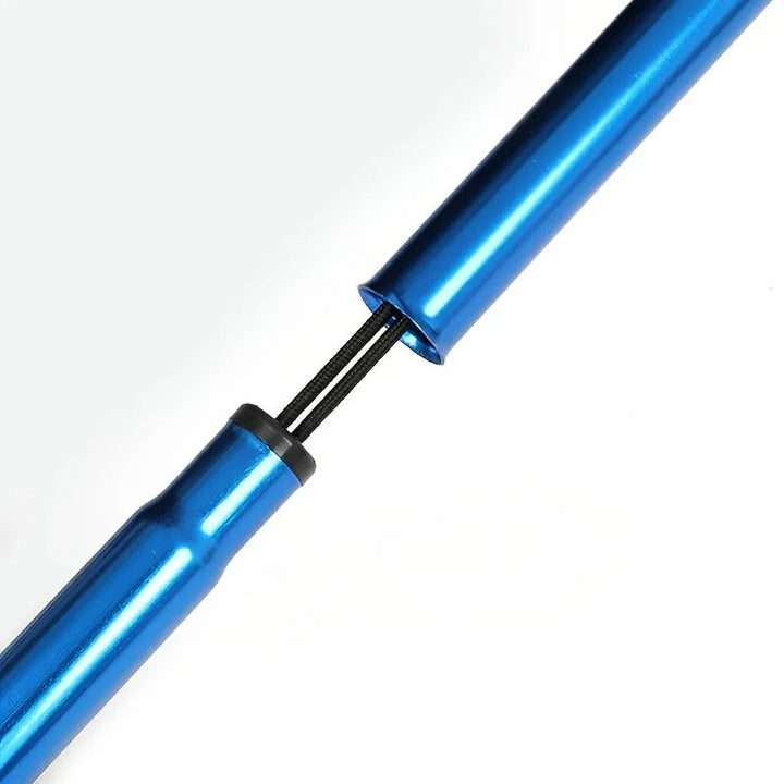 Folding walking stick for adults, portable & compact mobility aid with ergonomic grip for easy travel & storage.