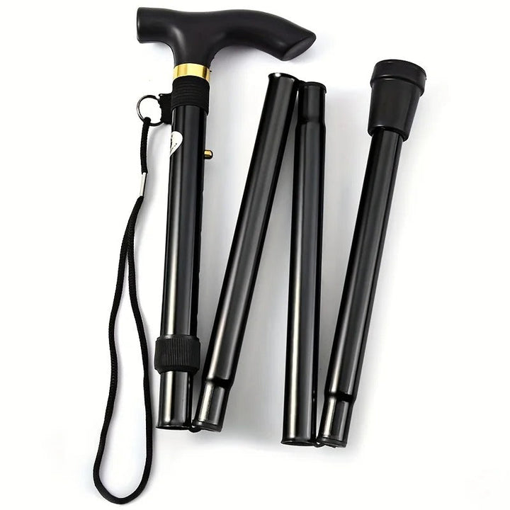 Telescopic walking stick for adults, adjustable height & non-slip design ensure reliable support & enhanced mobility.