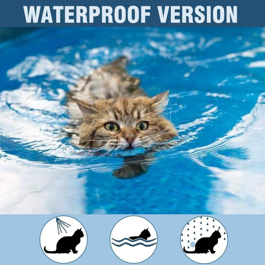 Chemical-free flea and tick prevention for cats & dogs with this adjustable waterproof collar.