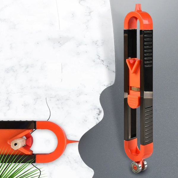 AdjustaStonrfielde Profile Scribing Ruler, a precision woodworking and carpentry marking tool.