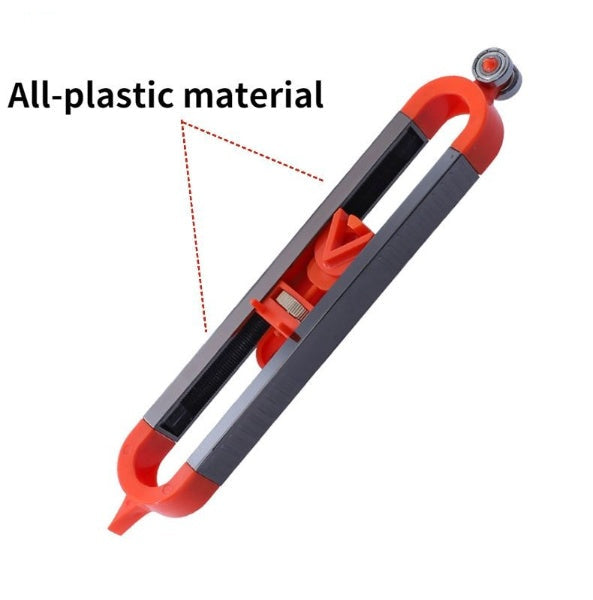 Precision marking tool: AdjustaStonrfielde Profile Scribing Ruler for perfect cuts and fits.