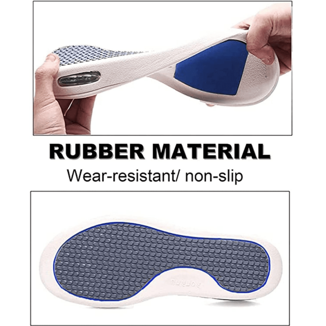 Orthopedic extra wide walking shoes for adults, memory foam insoles for foot pain relief.