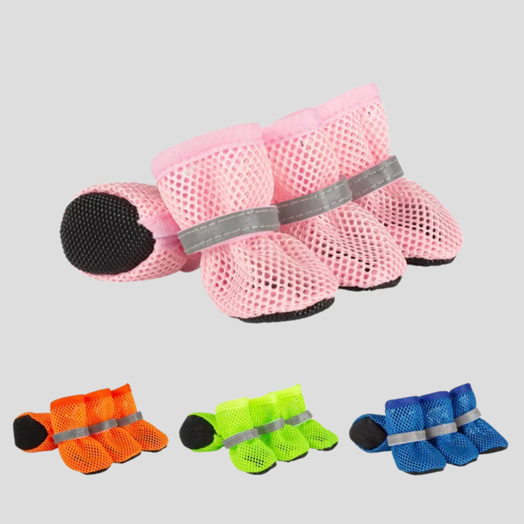 Anti-slip pet paw protectors for dogs & cats. Durable outdoor boots offer paw protection & grip on all surfaces.