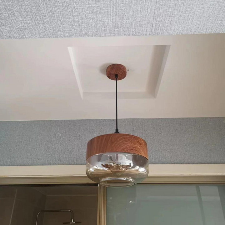 Beautiful Arven Scandinavian pendant light, adding a modern, warm touch to any room's decor.