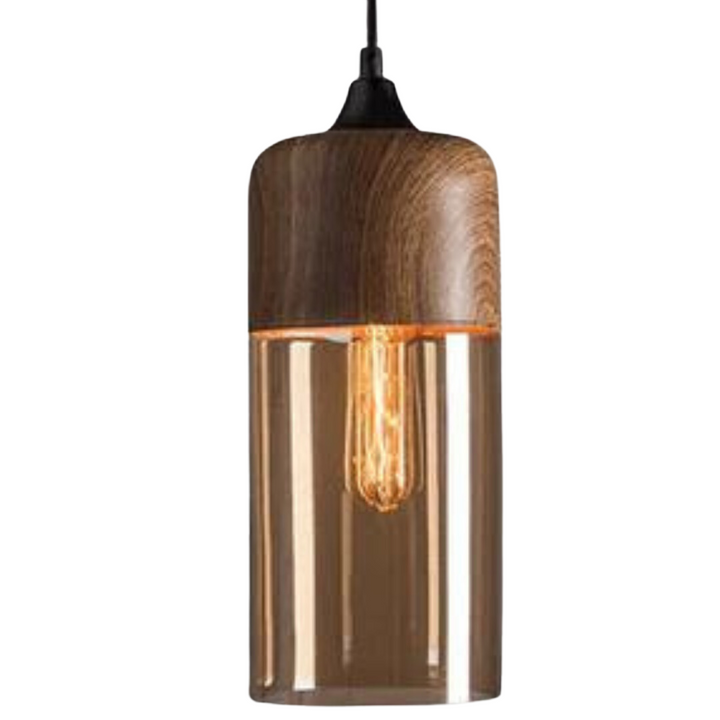 Adjustable height Arven Scandinavian pendant light, a sleek ceiling lamp creating natural warmth.