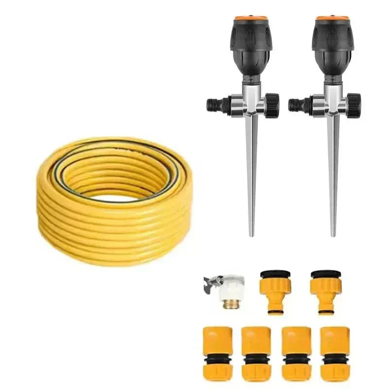 Efficient automatic garden sprinkler for 360° lawn irrigation. Perfect water sprayer for yard & plant hydration.