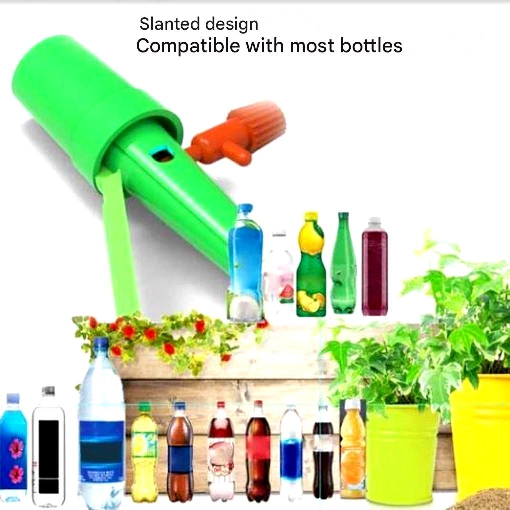 Adjustable automatic watering spikes for indoor and outdoor potted plants. Eco-friendly drip system & garden aid.