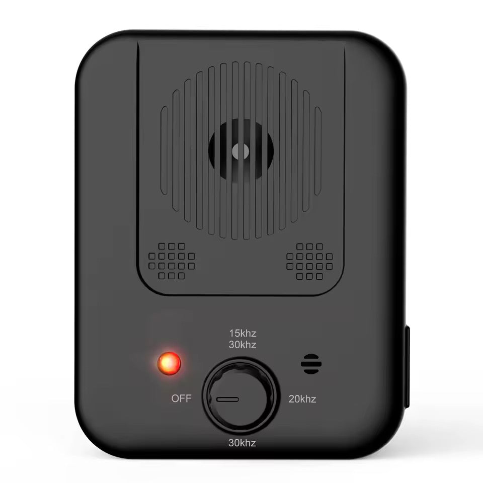 Stop dog barking with this outdoor safe ultrasonic anti-bark device. Automatic solution for pet behavior control.