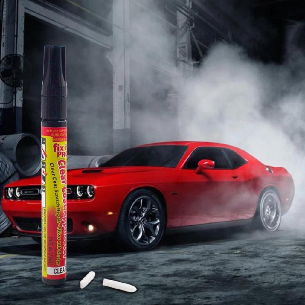 Easy-to-use car scratch remover pen. Quick paint restorer & touch-up for minor auto paint damage. DIY car detailing tool.