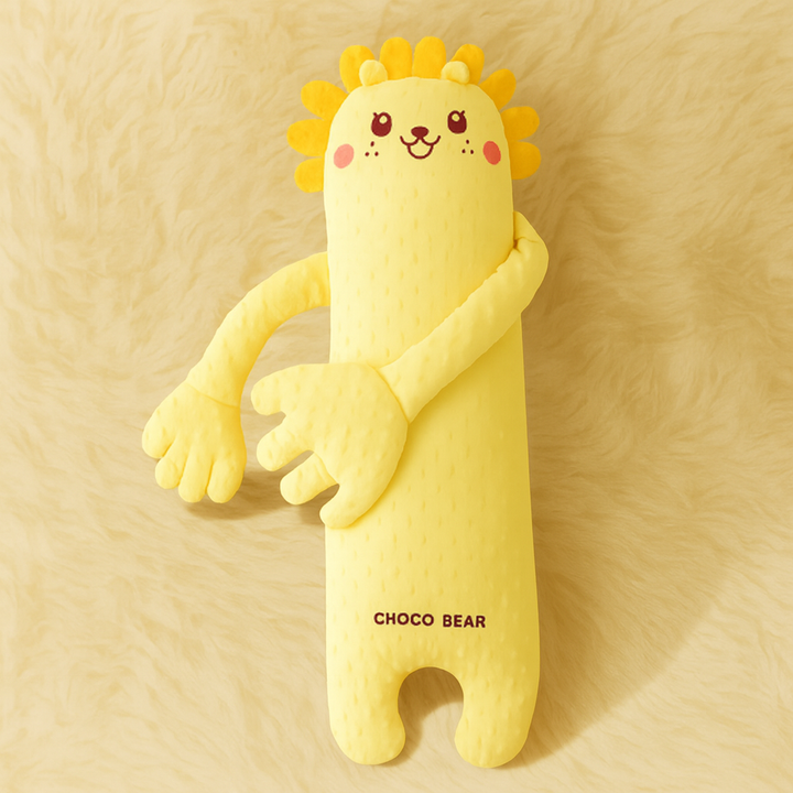 The SnoozyHug animal friend, a plush toy and cuddle buddy for baby's ultimate soothing comfort.