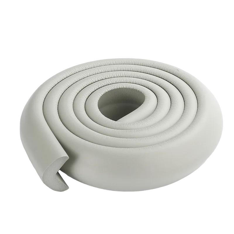 Baby safety foam edge protector for furniture. Soft bumper strip for child proofing sharp corners & edges.
