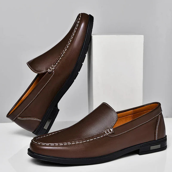 Men's comfortable slip-on shoes, classic loafers for all-day wear and style.