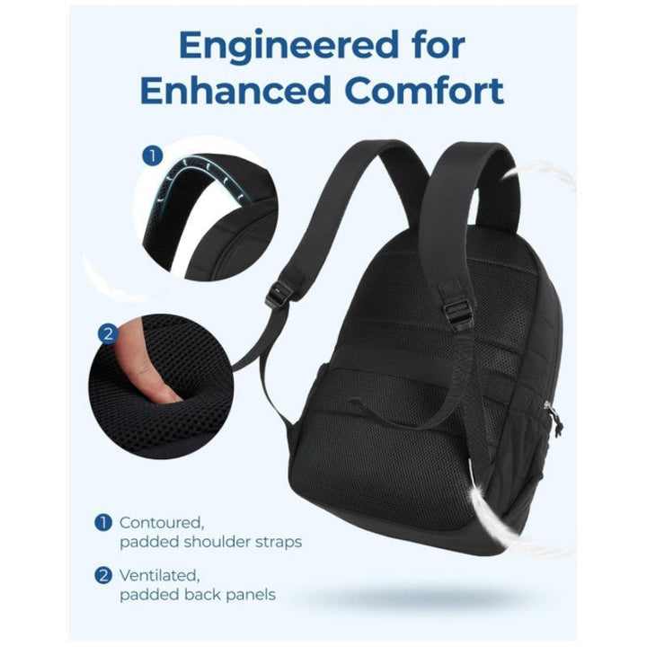 Durable beige unisex insulated backpack. Versatile storage solution for travel, work, or daily adventures.
