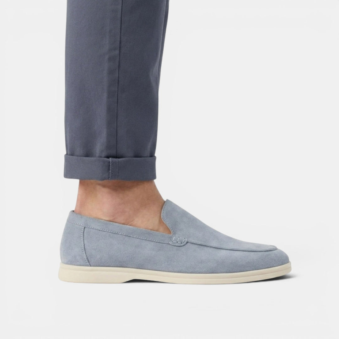 Chocolate men's slip-on loafers for effortless casual style.