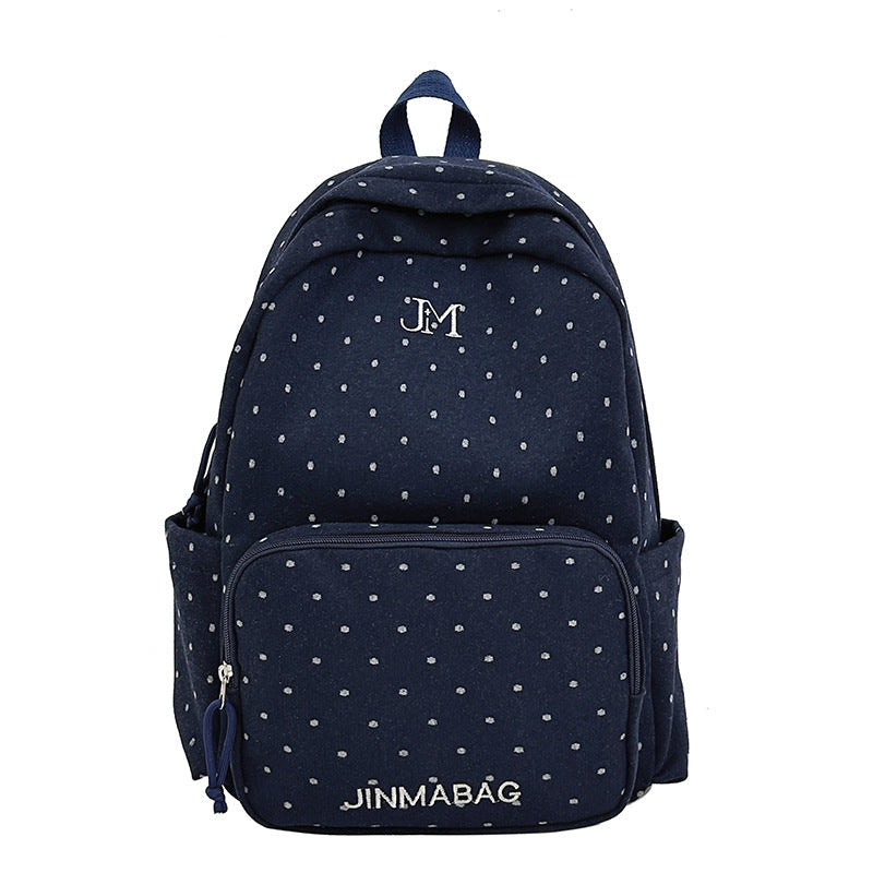 Black multi-compartment unisex commuter backpack for daily use, school, or work. Durable & spacious with laptop sleeve.