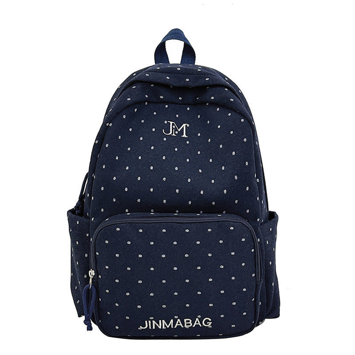 Black multi-compartment unisex commuter backpack for daily use, school, or work. Durable & spacious with laptop sleeve.