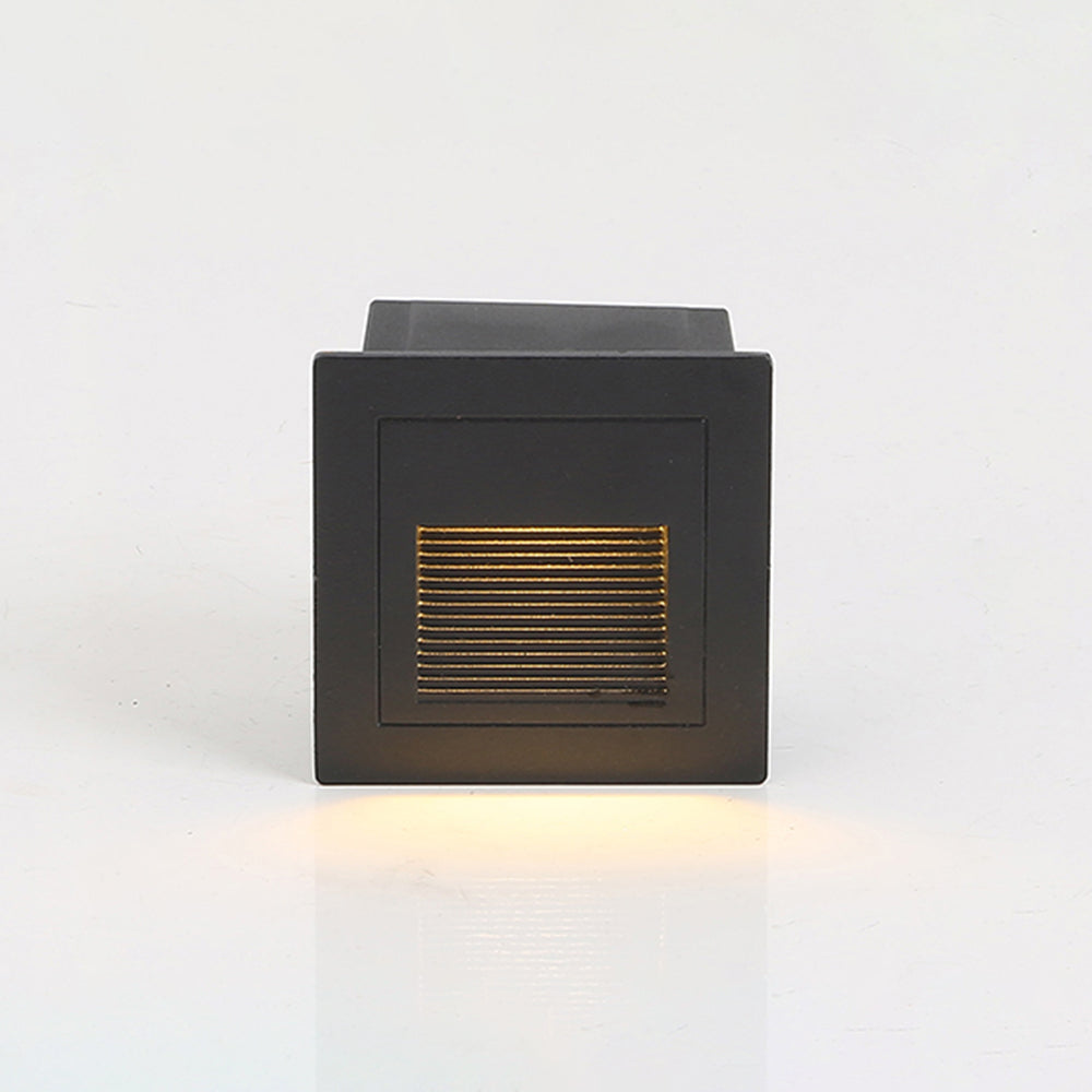 Robust outdoor LED step light for reliable pathway lighting.