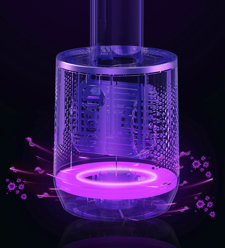 Ultimate home comfort with 3-in-1 bladeless tower fan: cool, purify, sterilize your air.
