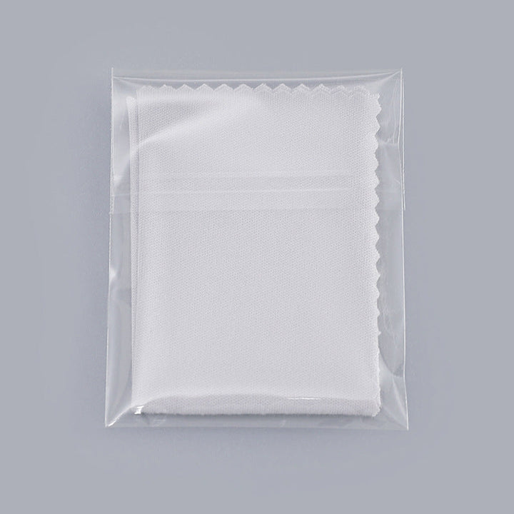 Blue microfiber cloth, ideal for delicate surfaces. Streak-free screen cleaner for phones, tablets & eyeglasses.