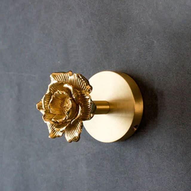 Unique brass animal wall hook rack with gold accents, ideal gift for home decor lovers.