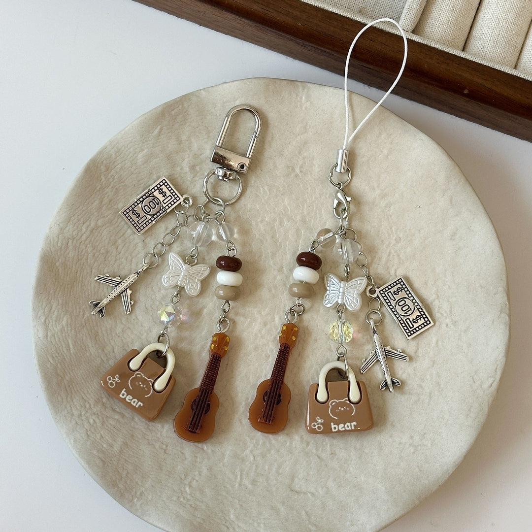 Charming keychain for bags & keys. Express your playful style, a unique personality accessory.