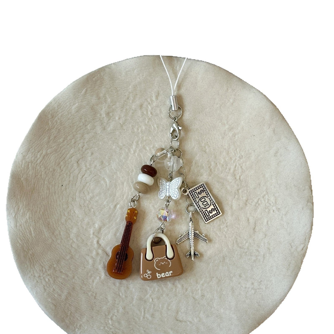 Unique keychain accessory for bags & keys. A charming gift for expressing personality on travel or daily.