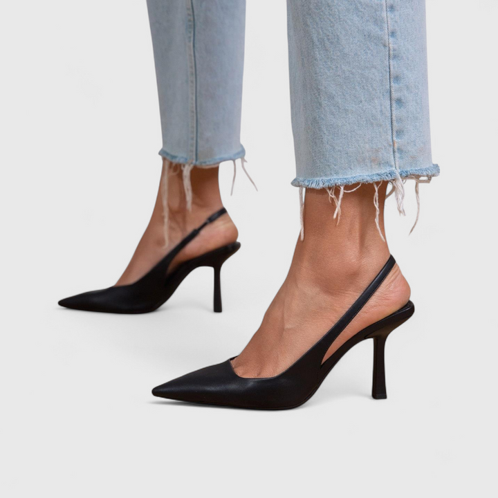 Comfortable women's leopard print fashion heels with orthopedic arch support for elegant, chic styling.