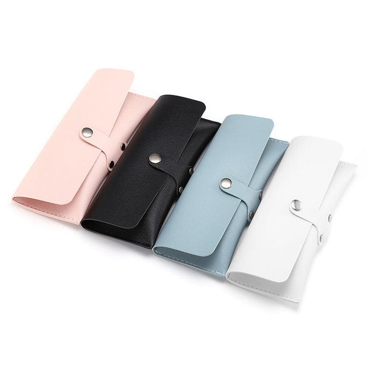 Elegant eyewear protector case, ideal for storing glasses and sunglasses securely.