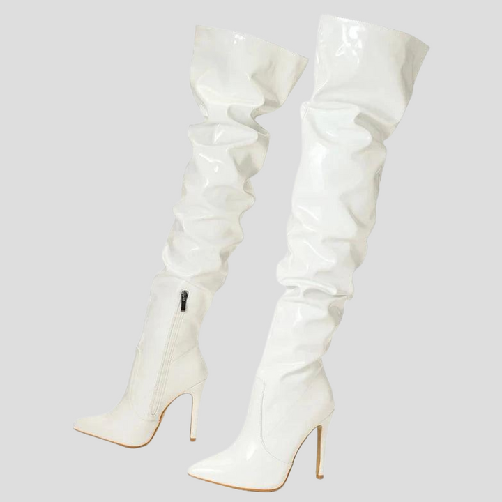 Women's elegant ankle boots with a 3.15-inch block heel. Stylish, comfortable footwear perfect for fall outfits.