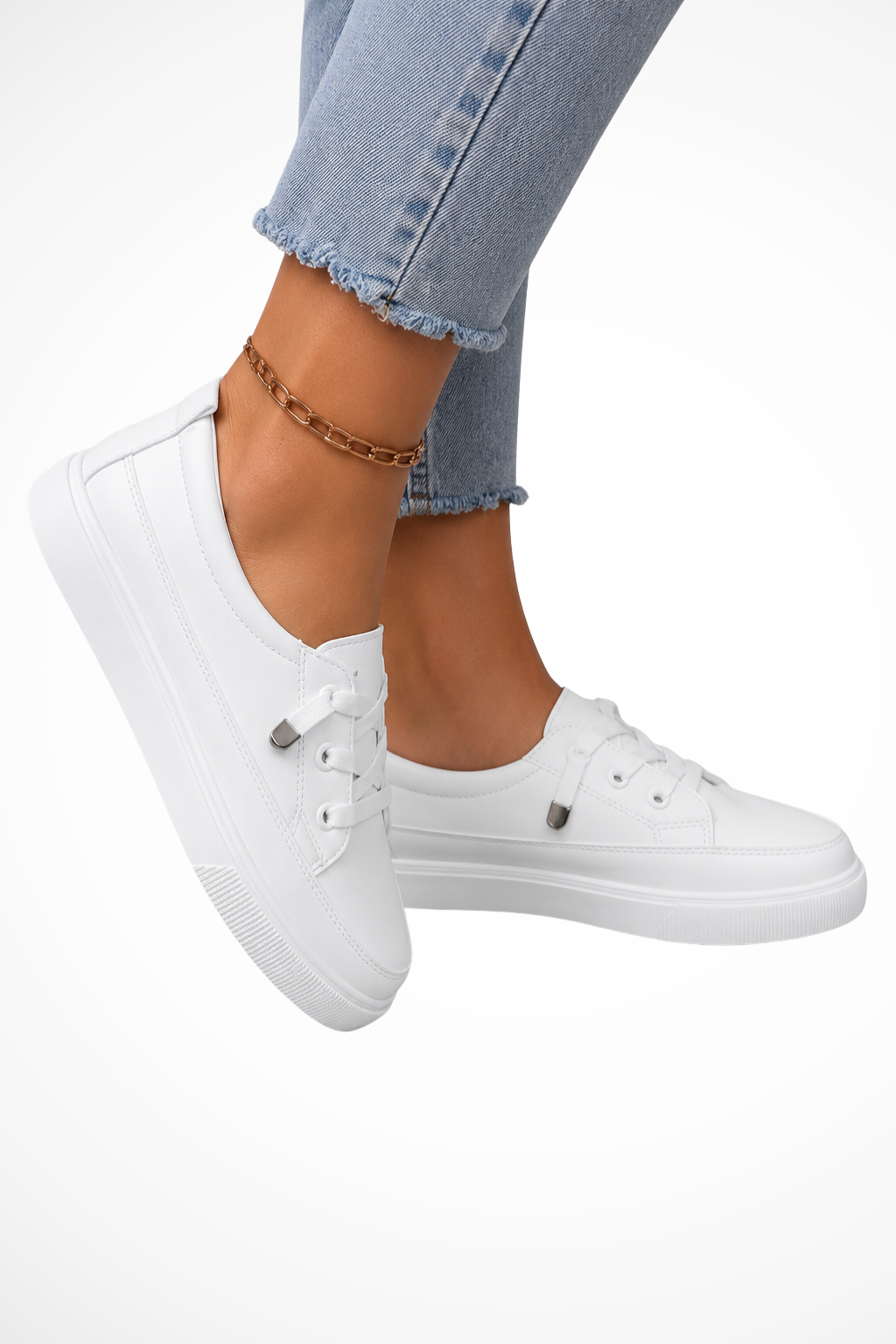 Versatile women's beige slip-on sneakers, perfect casual footwear for effortless everyday style.
