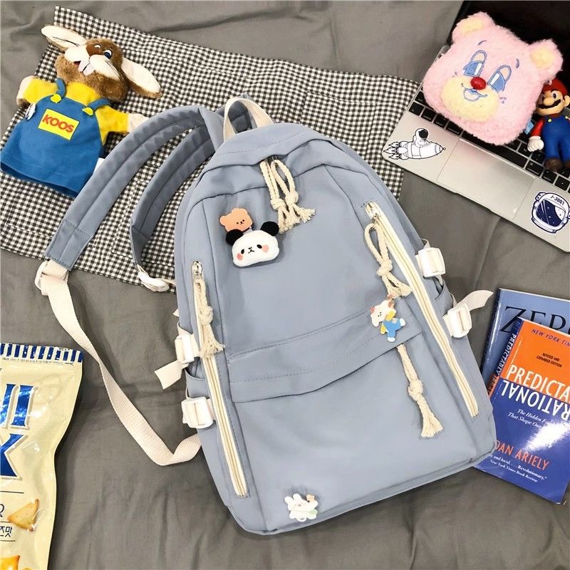 Organized casual women's backpack, ideal for school, work, or daily essentials. Durable & stylish everyday bag.