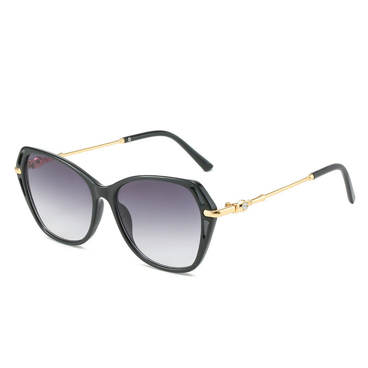 Glamorous cat-eye sunglasses for women, providing essential UV protection with a fashionable design.