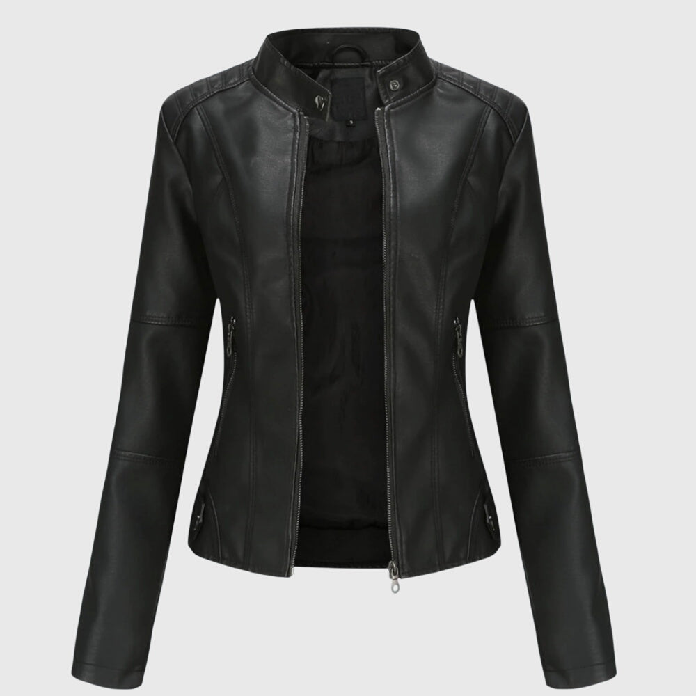 Chic women's fashion jacket, versatile for everyday wear. Elegant ladies' outerwear with a timeless design.