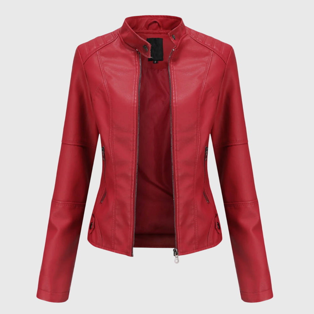 Classic women's fashion jacket, highly versatile & functional. Chic ladies' outerwear for elegant and casual daily wear.