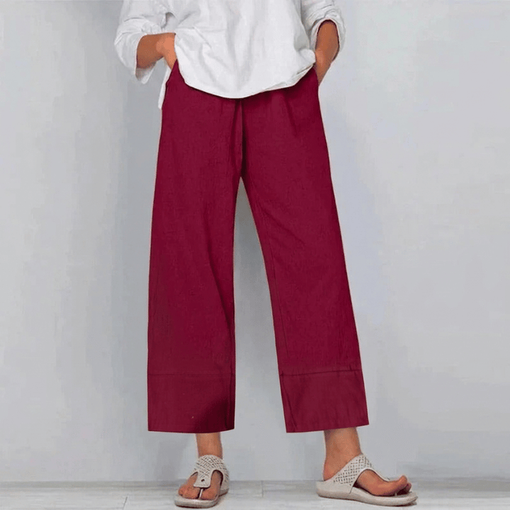 Stylish women's pants for an effortless look, high-quality, comfortable, and chic fashion bottoms.