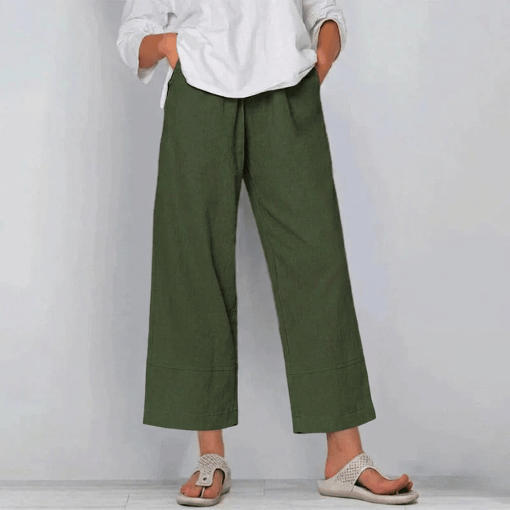 Versatile women's everyday apparel pants, chic and comfortable, for a polished, elegant style.