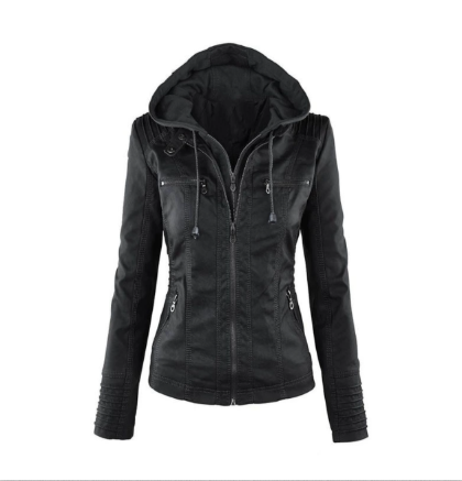 Chic women's jacket, comfortable regular fit, perfect stylish outerwear for spring & fall casual wear.