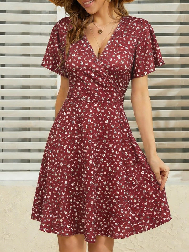 Flowy women's comfortable summer polka dot dress. Lightweight & perfect for a relaxed yet chic look.