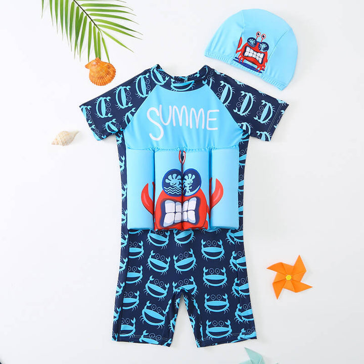 Secure kids' buoyant swim gear, promoting confident swimming & active play.